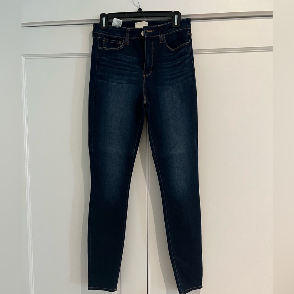 L’Agence High Waist Full Length Skinny Jeans Size 28 Barely Worn